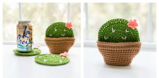 Cactus Coasters Free Crochet Pattern