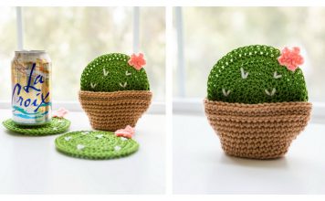 Cactus Coasters Free Crochet Pattern
