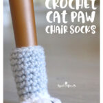 Cat Paw Chair Socks Free Crochet Pattern and Video Tutorial