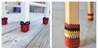 Chair Socks Free Crochet Pattern