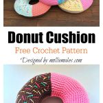 Donut Cushion Free Crochet Pattern