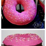 Donut Pillow Free Crochet Pattern