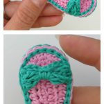 Flip Flops Slippers Sandals Keychain Crochet Video Tutorial