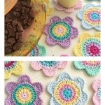 Flower Coaster Free Crochet Pattern