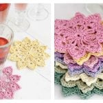 Flower Coaster Free Crochet Pattern