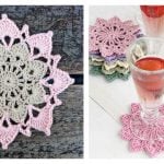 Flower Coaster Free Crochet Pattern