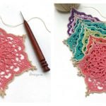 Flower Coaster Free Crochet Pattern