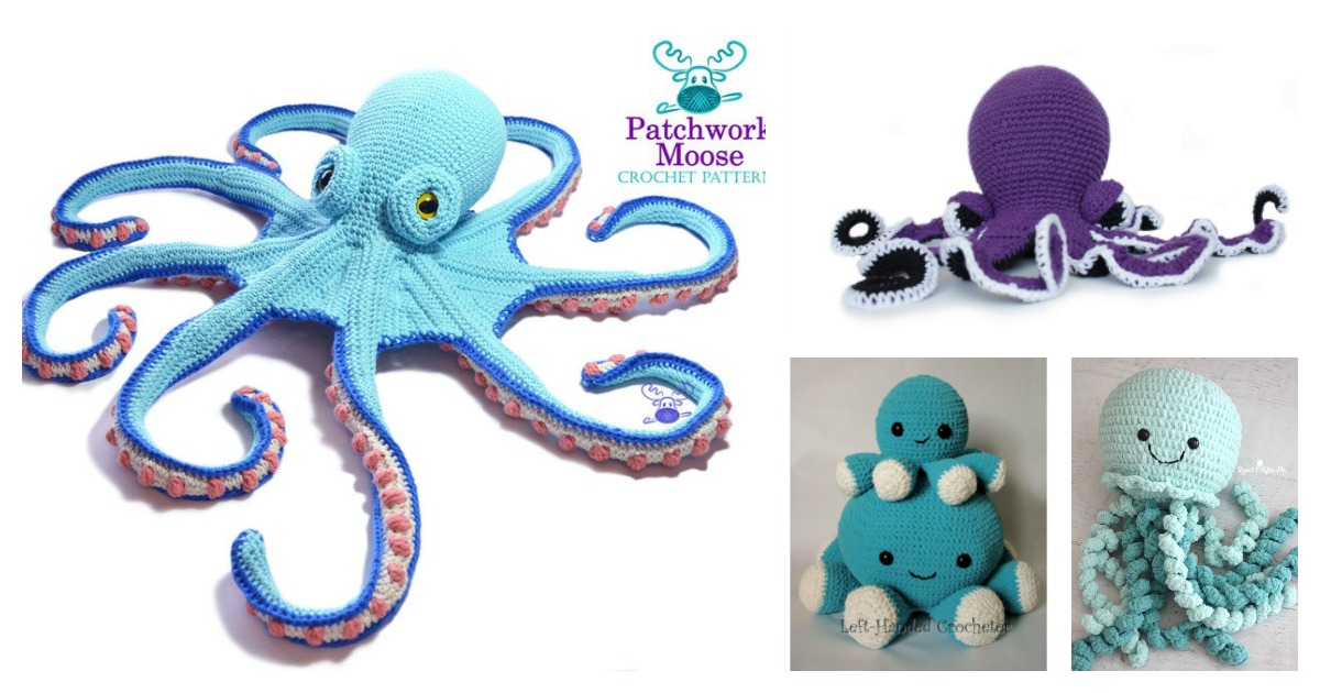 Giant Octopus Crochet Pattern Free & Paid.
