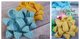 Gift Bow Free Crochet Pattern