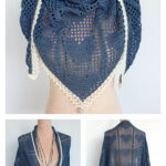 Hearty Lace Shawl Free Crochet Pattern