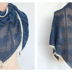 Hearty Lace Shawl Free Crochet Pattern