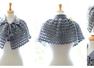 Lace Mystical Cape Free Crochet Pattern