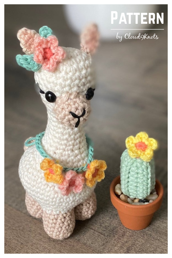 Llama Amigurumi Crochet Pattern