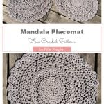 Mandala Placemat Free Crochet Pattern