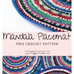 Mandala Placemat Free Crochet Pattern