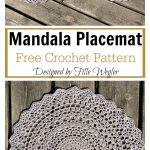 Mandala Placemat Free Crochet Pattern