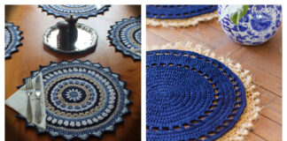 Mandala Placemat Free Crochet Patterns