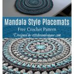 Mandala Style Placemats Free Crochet Pattern