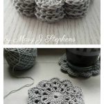 Pretty Flower Coasters Free Crochet Pattern