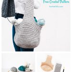 Project Bag and Basket Free Crochet Pattern