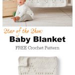 Star of the Show Baby Blanket Free Crochet Pattern