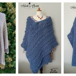 V Shaped Shawl Free Crochet Pattern