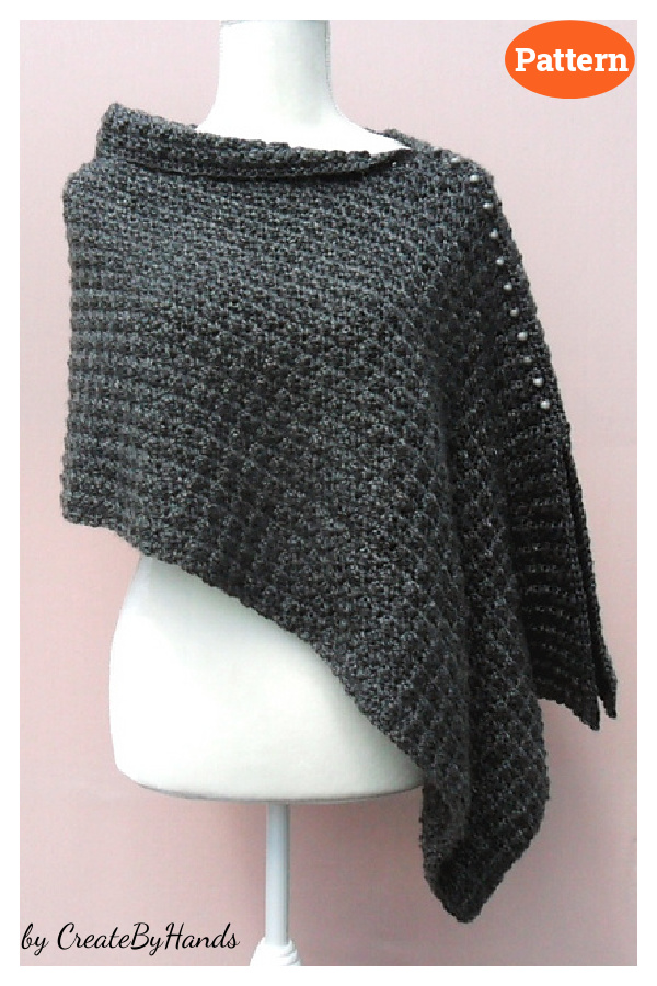 Voguish Poncho Crochet Pattern