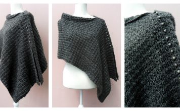 Voguish Poncho Free Crochet Pattern