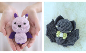 10+ Adorable Amigurumi Bat Crochet Patterns