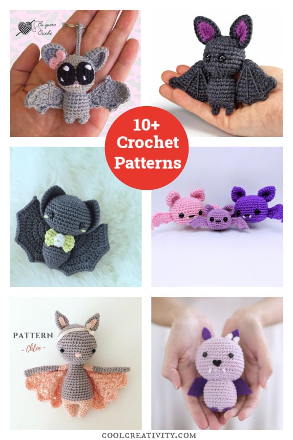 10+ Adorable Amigurumi Bat Crochet Patterns 