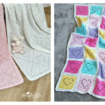 10+ Lace Heart Baby Blanket Crochet Patterns