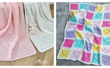 10+ Lace Heart Baby Blanket Crochet Patterns