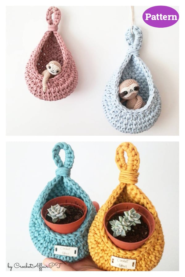 Affair Hanging Basket Crochet Pattern