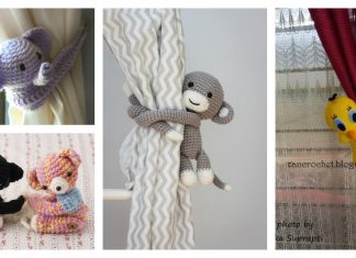Amigurumi Animal Curtain Tie Crochet Pattern