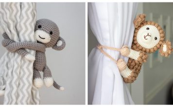 Amigurumi Animal Curtain Tie Crochet Pattern