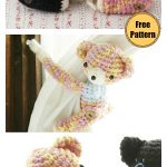 Amigurumi Bear and Cat Curtain Tie Back Free Crochet Pattern