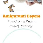 Amigurumi Eeyore Keychain Free Crochet Pattern