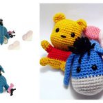 Amigurumi Eeyore Keychain Free Crochet Pattern