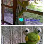 Zan Crochet: Frog curtain Tie Back