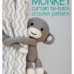 Amigurumi Monkey Curtain Tie Back Crochet Pattern