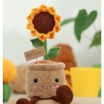 Amigurumi Sunflower in a Pot Crochet Pattern