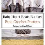 Baby Heart Beats Blanket Free Crochet Pattern