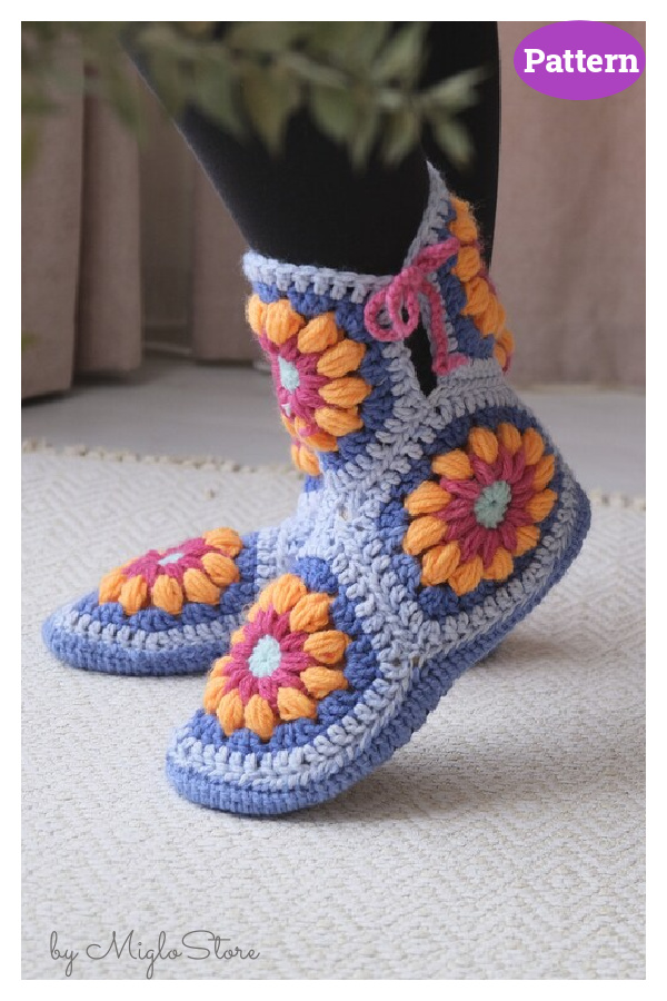 Boots for House Crochet Pattern