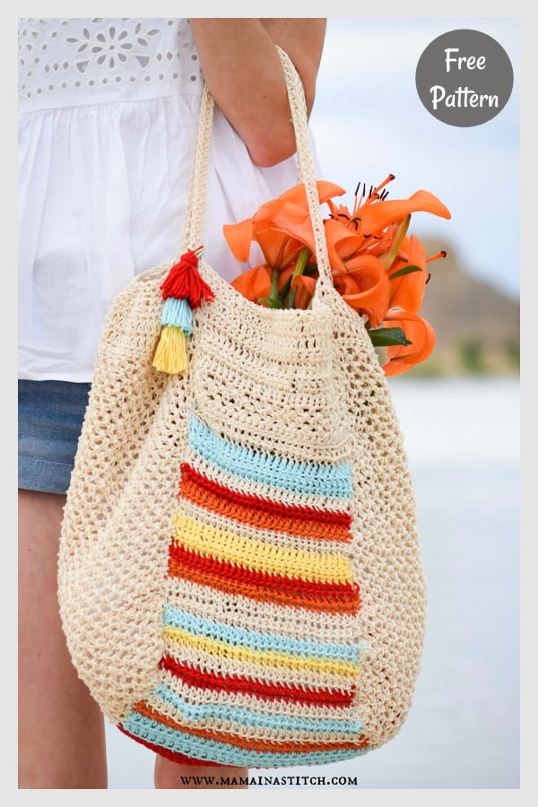 Caribe Big Bag Free Crochet Pattern