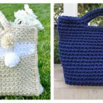 Classic Tote Bag Free Crochet Pattern f