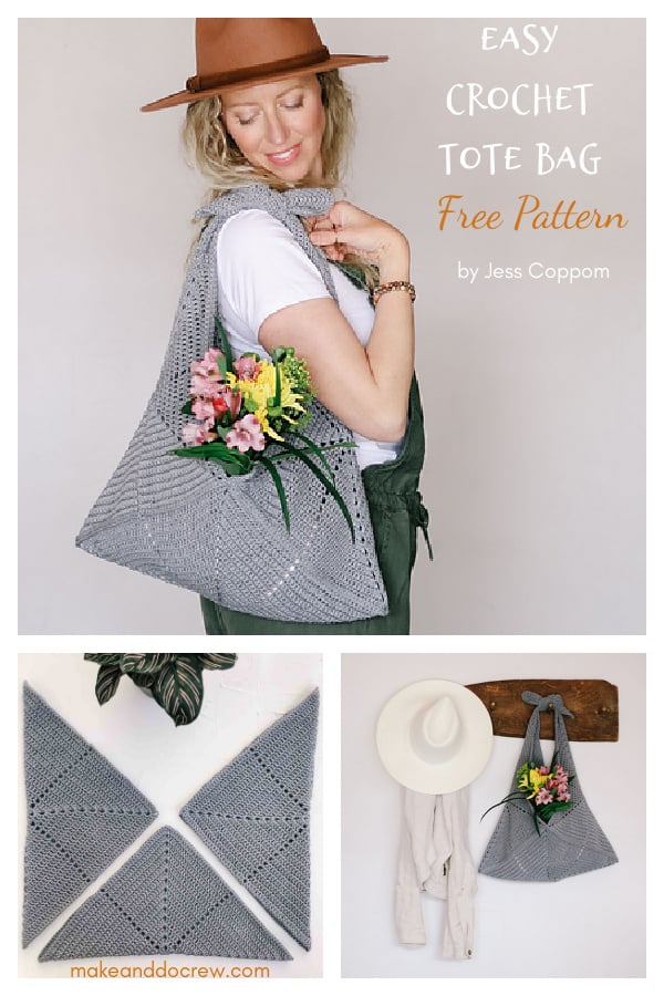 Easy Crochet Tote Bag Free Pattern