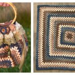 Granny Square Bag Free Crochet Pattern