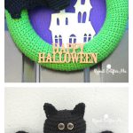 Halloween Amigurumi Bat Wreath Free Crochet Pattern