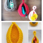 Hanging Pouches Free Crochet Pattern