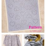 Heart Baby Blanket Crochet Pattern